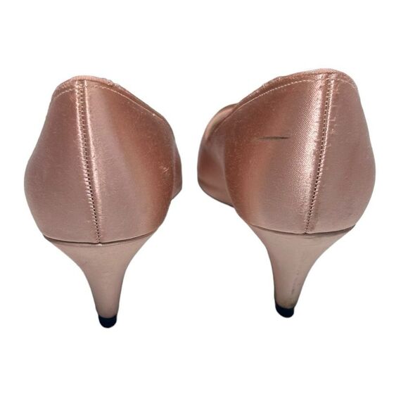 1980’s Vintage Life Stride Light Pink Heels Cute Almond Closed Toe Heels Barbie - Picture 9 of 14